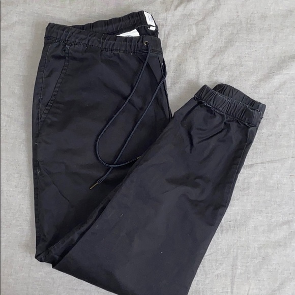 slim twill joggers with gapflex
